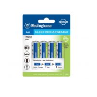 4ks Tužková Baterie AA (MIGNON, 1.2H2, HR6M) nabíjecí Ni-MH 2100mAh 1,2 V Westinghouse PREMIUM