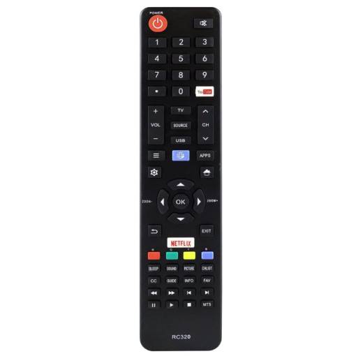 Foto - Náhradní dálkový ovladač RC320 pro JVC TV
