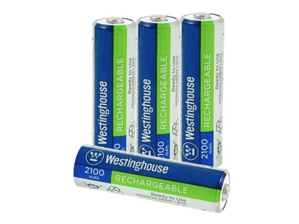 Eclipsera 4ks Tužková Baterie AA (MIGNON, 1.2H2, HR6M) nabíjecí Ni-MH 2100mAh 1,2 V Westinghouse PREMIUM
